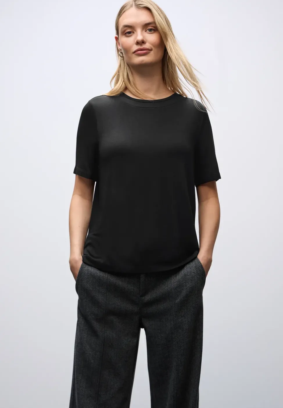 Shirt mit Chiffon-Detail