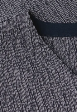 Shirt mit Crepe-Struktur