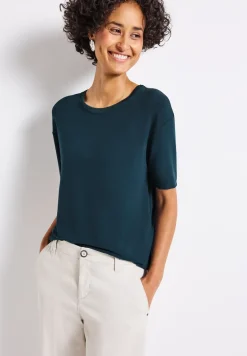 Shirt mit Deko-Ausschnitt