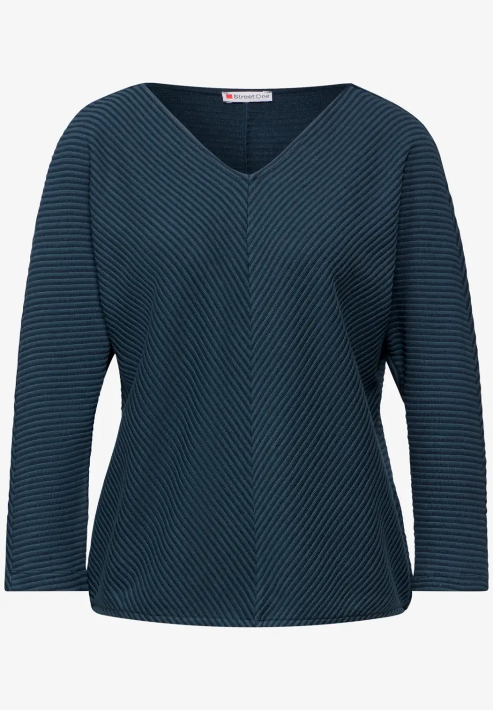 Shirt mit Diagonalstruktur