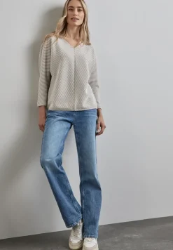 Shirt mit Diagonalstruktur