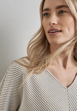 Shirt mit Diagonalstruktur