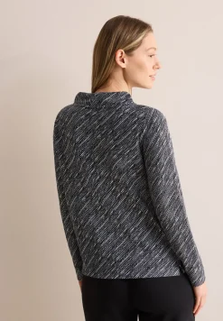 Shirt mit Diagonalstruktur