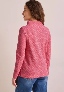 Shirt mit Diagonalstruktur