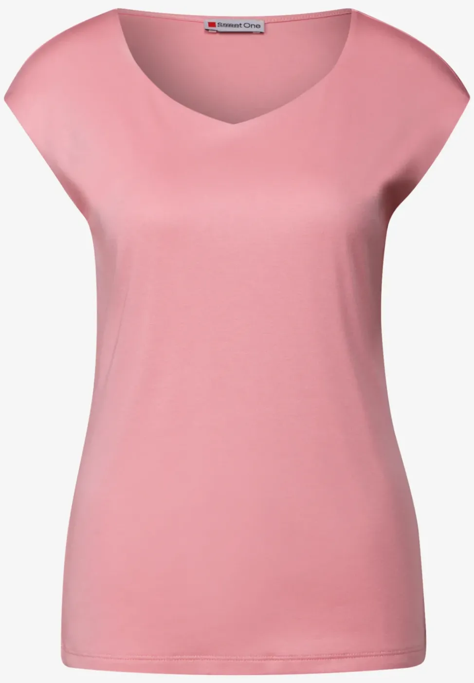 Shirt mit Diamant-Ausschnitt