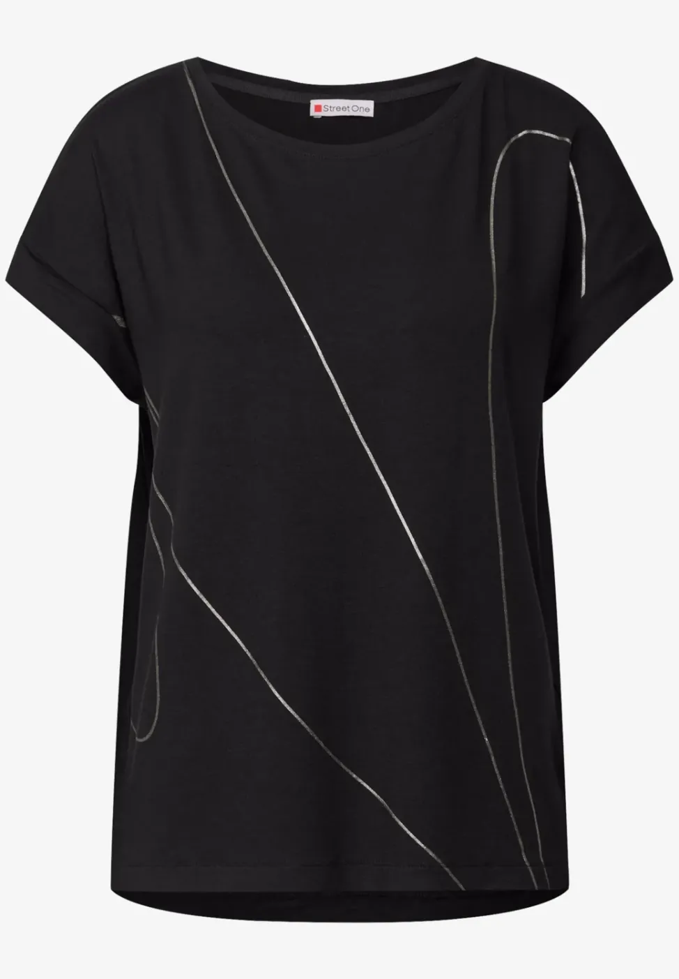 Shirt mit feinen Linien