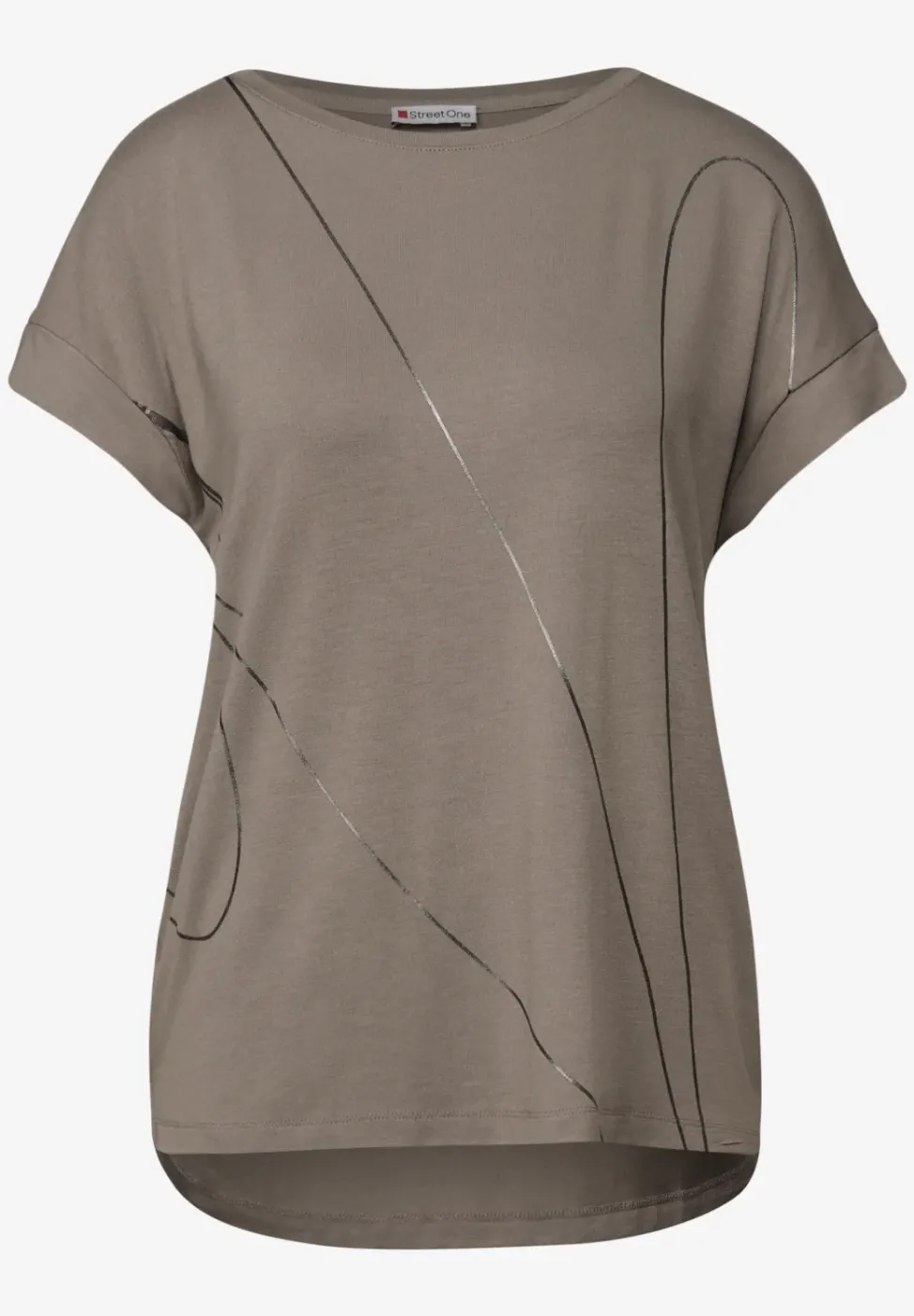 Shirt mit feinen Linien