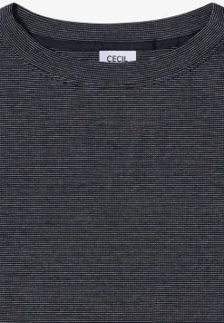 Shirt mit feinen Streifen
