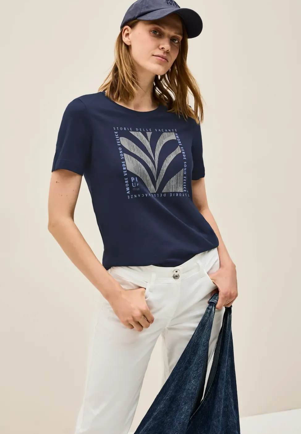 Shirt mit Folien-Print