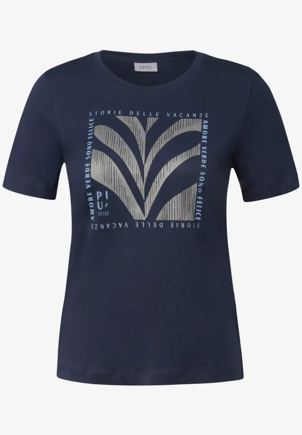 Shirt mit Folien-Print