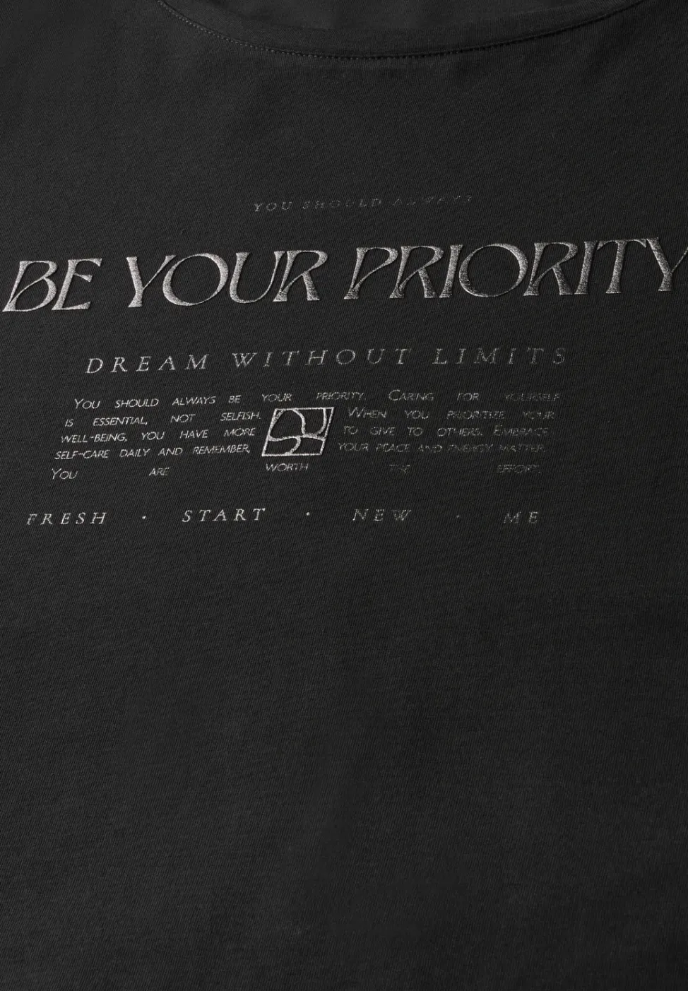 Shirt mit Folien-Wording