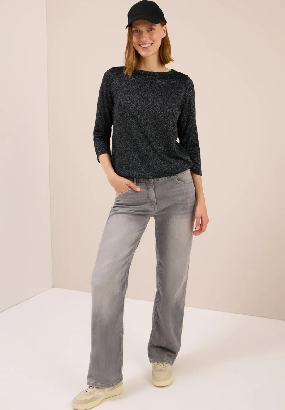 Shirt mit Glitzerdetails