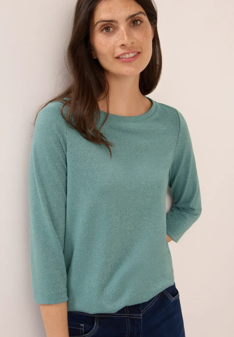 Shirt mit Glitzerdetails