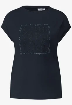 Shirt mit Glitzer-Print