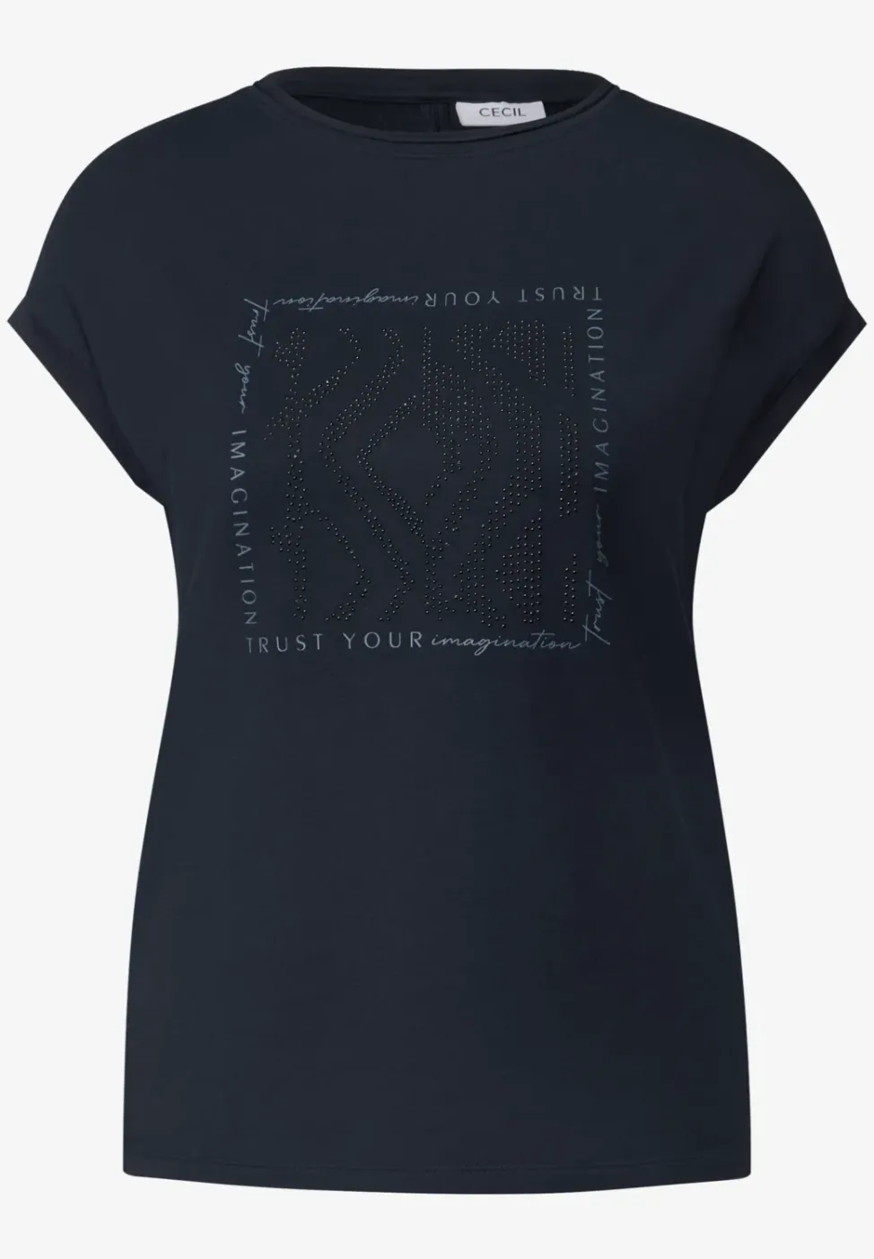 Shirt mit Glitzer-Print