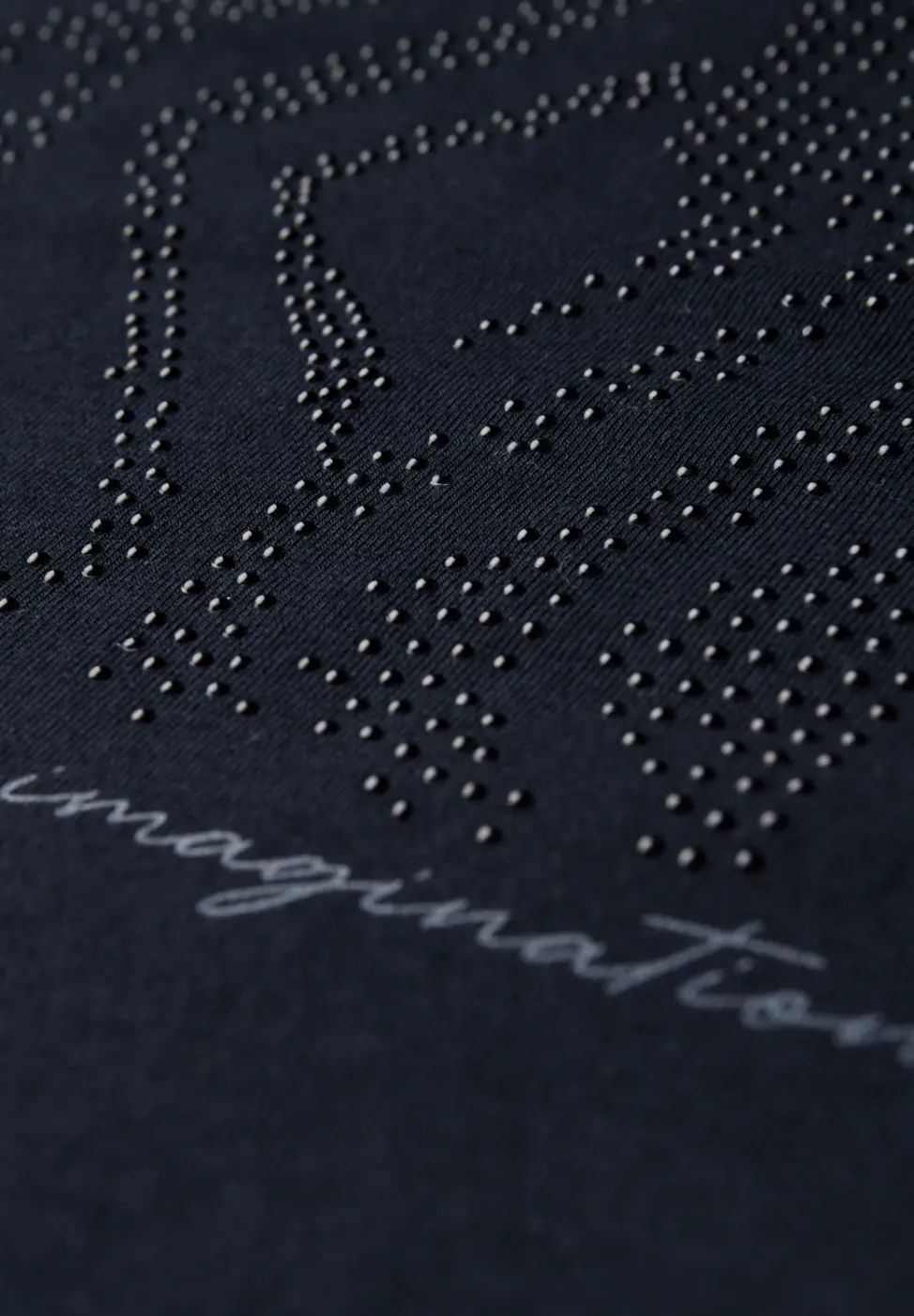 Shirt mit Glitzer-Print