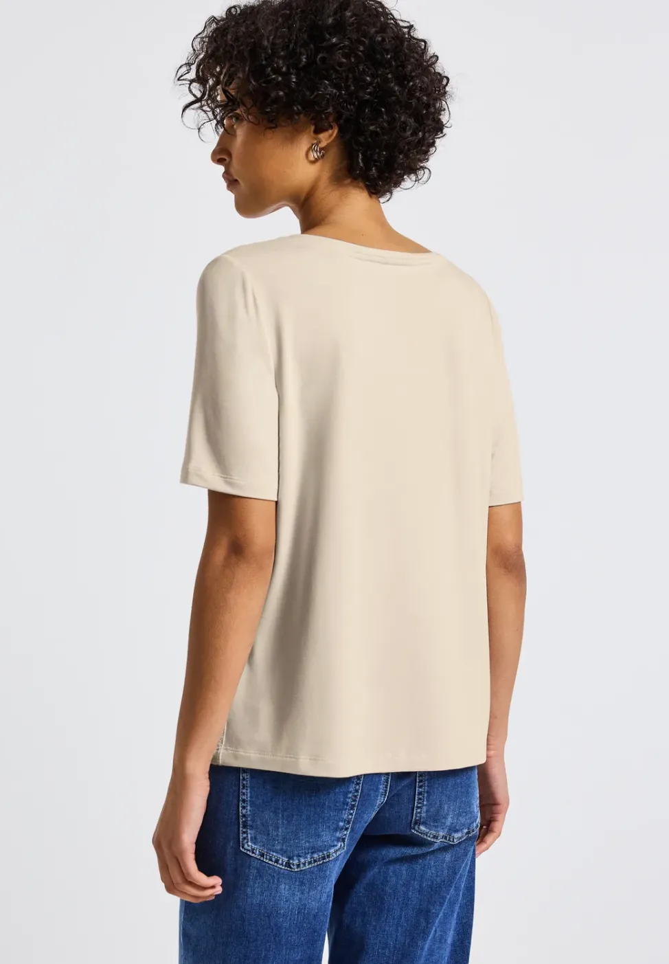 Shirt mit Glitzerstreifen