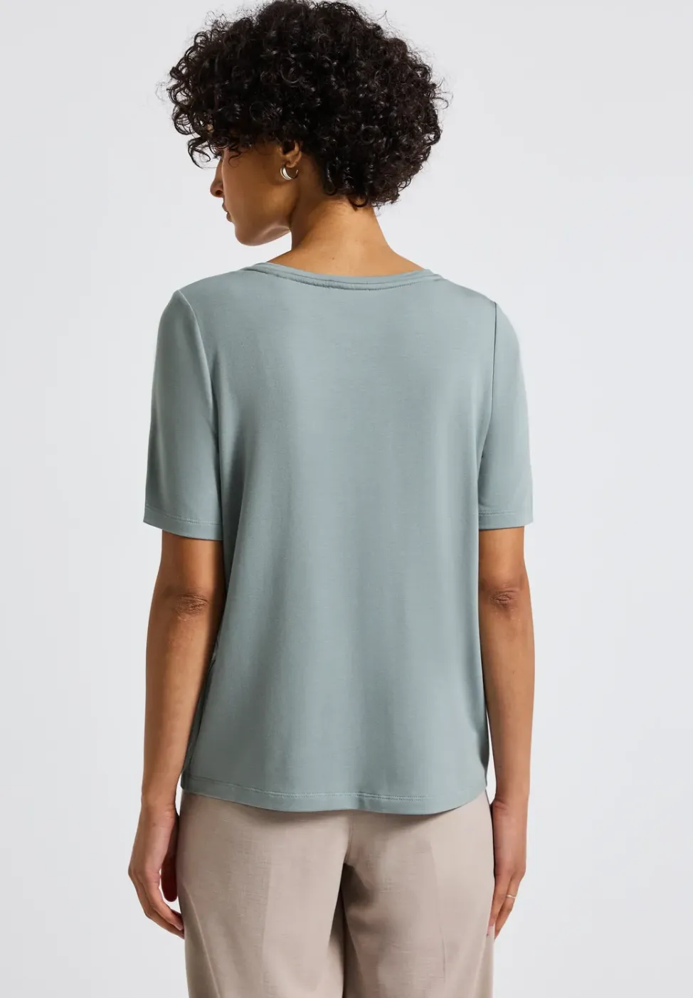 Shirt mit Glitzerstreifen