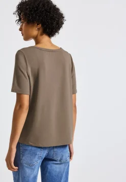 Shirt mit Glitzerstreifen