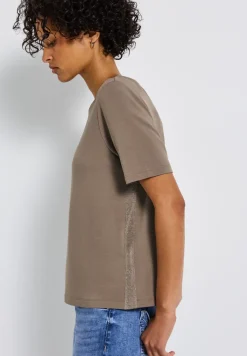 Shirt mit Glitzerstreifen