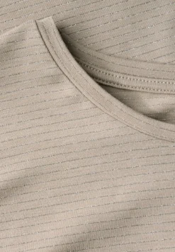 Shirt mit Glitzerstreifen