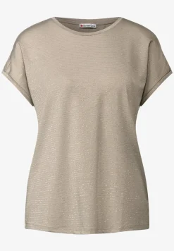 Shirt mit Glitzerstreifen