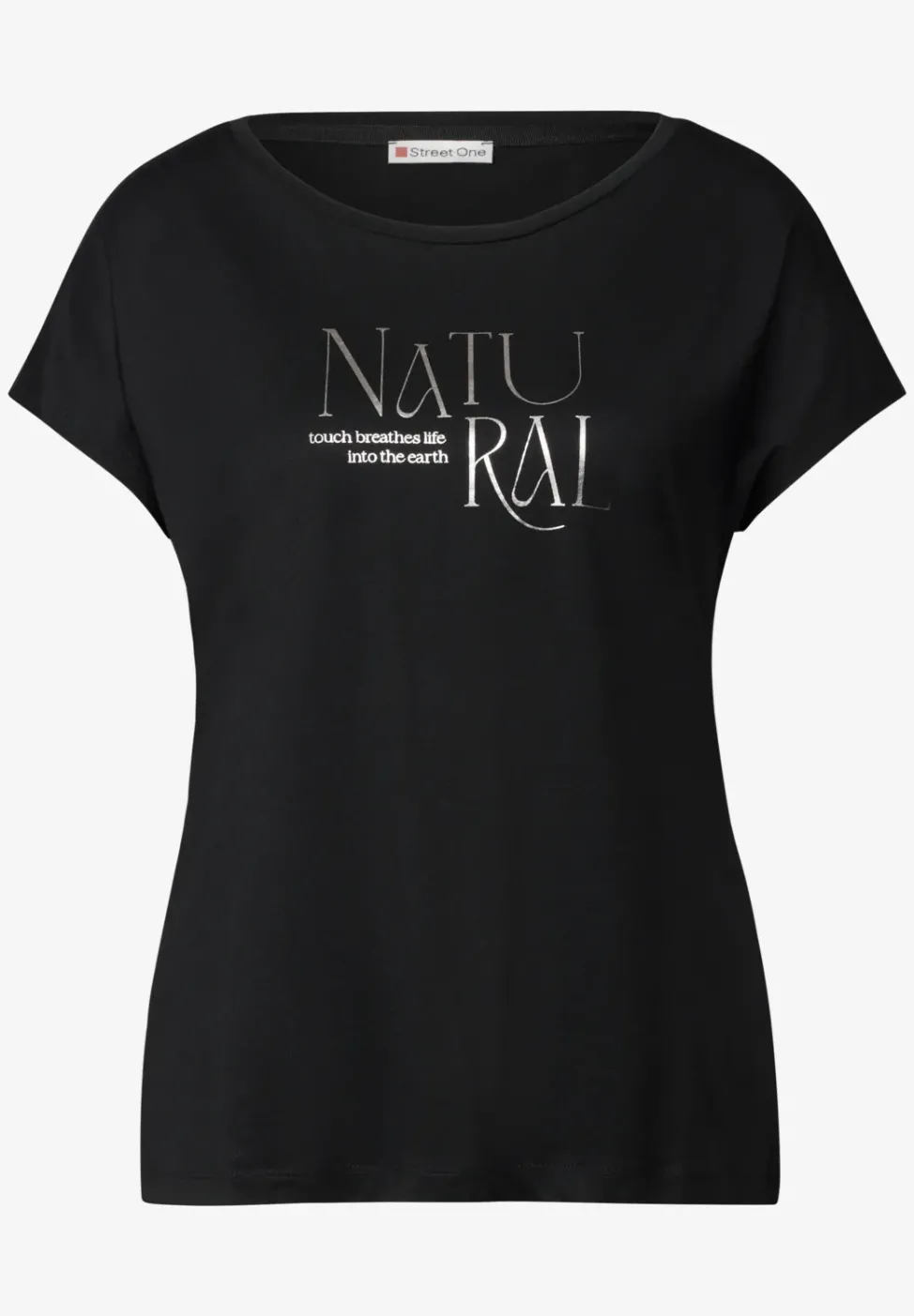 Shirt mit Glitzer-Wording
