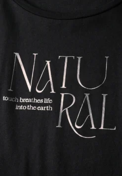 Shirt mit Glitzer-Wording