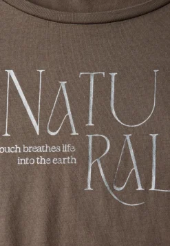 Shirt mit Glitzer-Wording