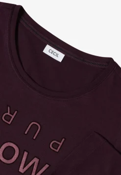 Shirt mit Glitzer-Wording