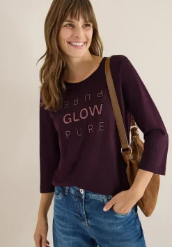 Shirt mit Glitzer-Wording