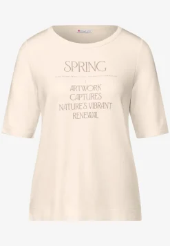 Shirt mit glänzendem Wording