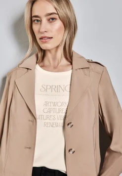 Shirt mit glänzendem Wording