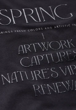 Shirt mit glänzendem Wording