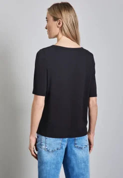 Shirt mit glänzendem Wording