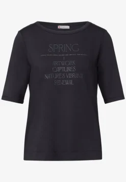 Shirt mit glänzendem Wording