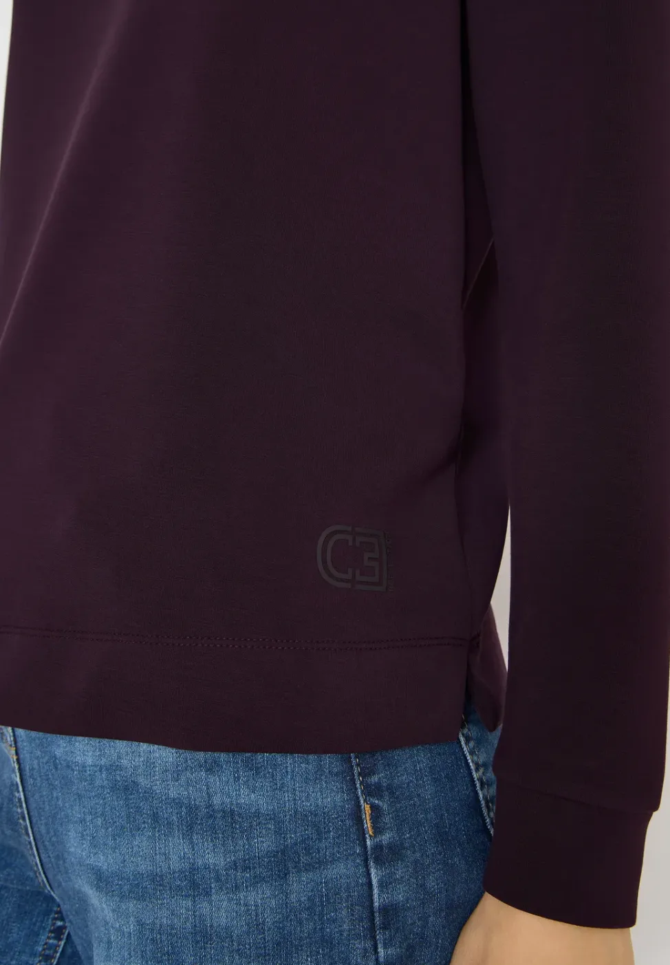 Shirt mit großem Kragen
