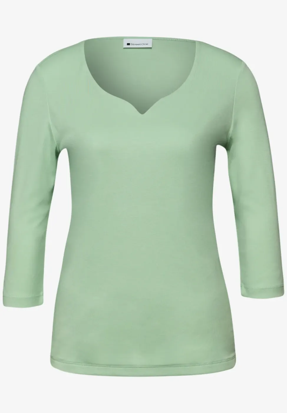 Shirt mit Herzausschnitt