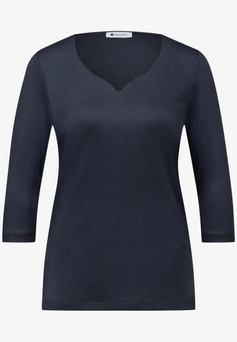Shirt mit Herzausschnitt
