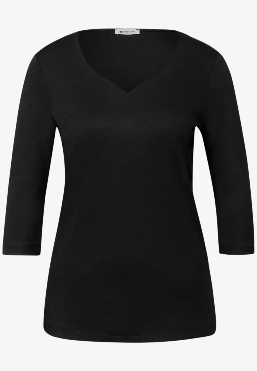 Shirt mit Herzausschnitt