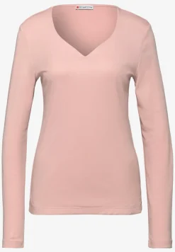 Shirt mit Herzausschnitt
