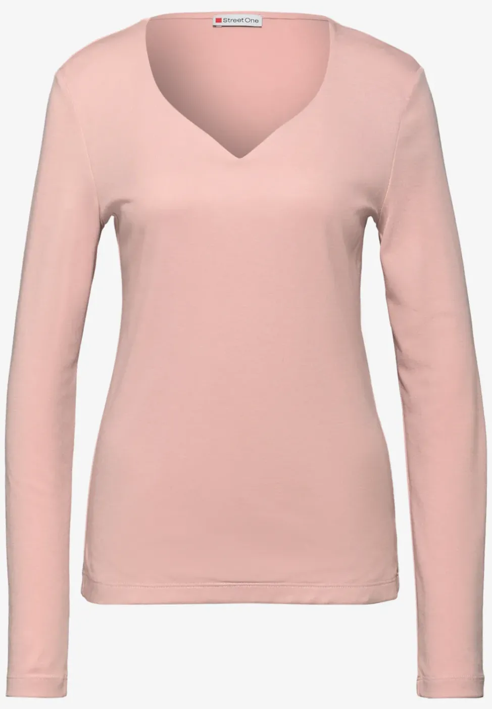 Shirt mit Herzausschnitt