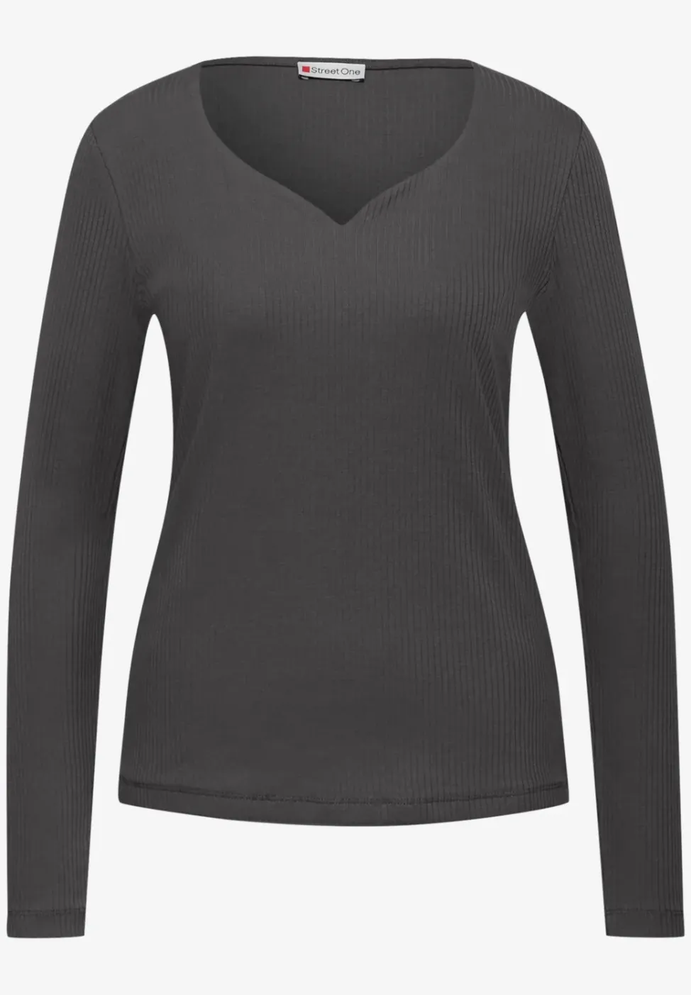 Shirt mit Herzausschnitt