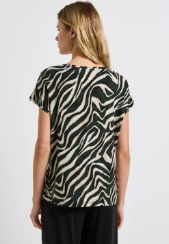 Shirt mit Häkeldetails