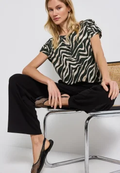 Shirt mit Häkeldetails