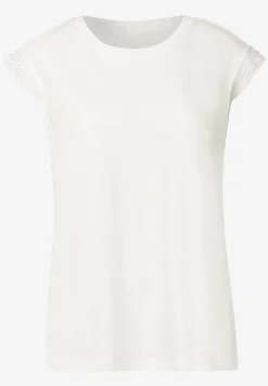 Shirt mit Häkeldetails