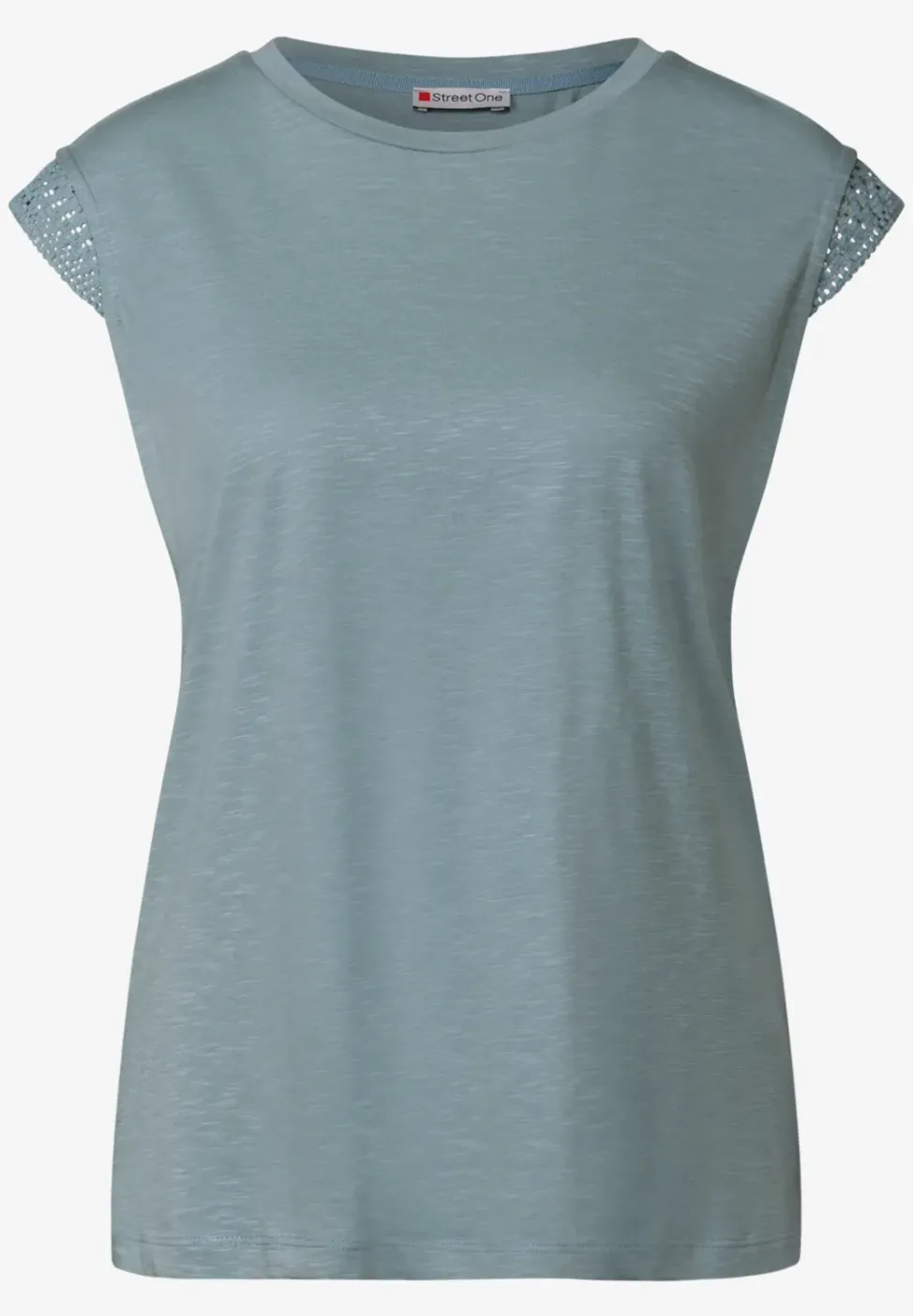 Shirt mit Häkeldetails