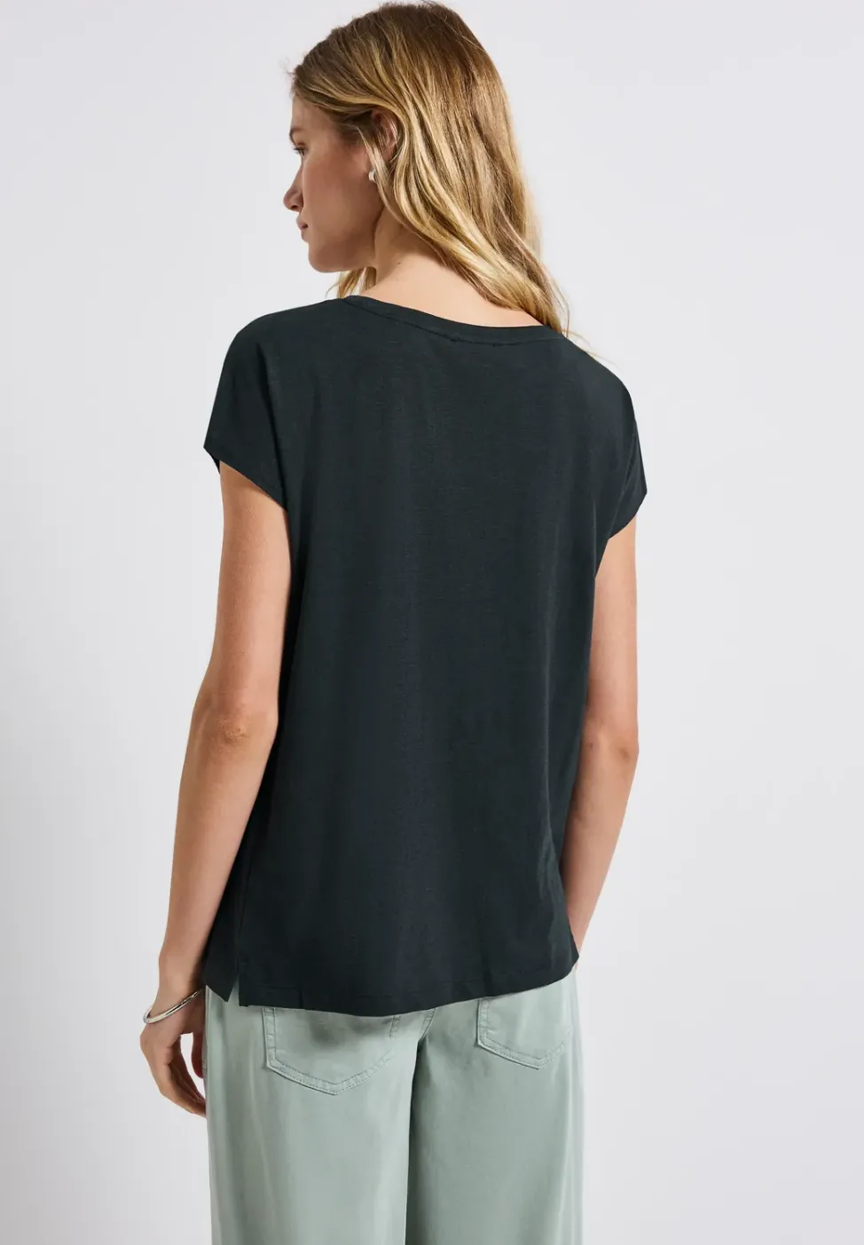 Shirt mit Häkeldetails