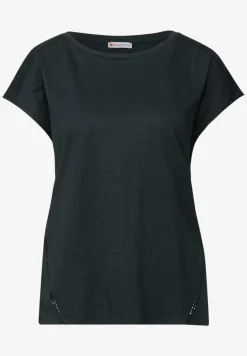 Shirt mit Häkeldetails