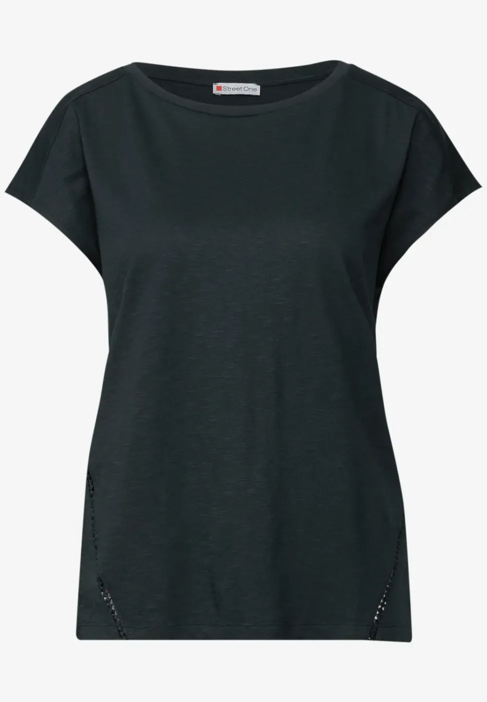 Shirt mit Häkeldetails